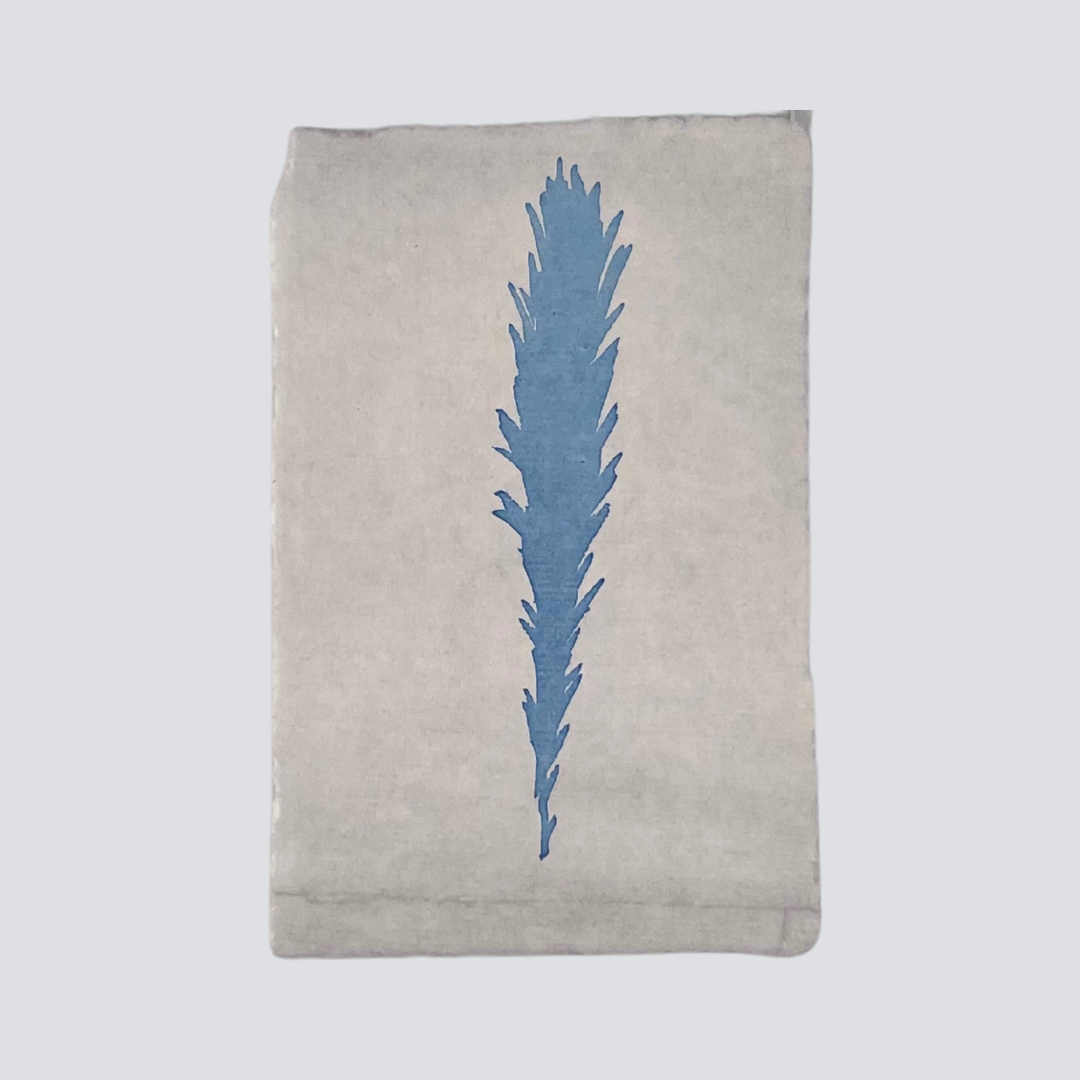 Large Cornflower Blue Angel Feather