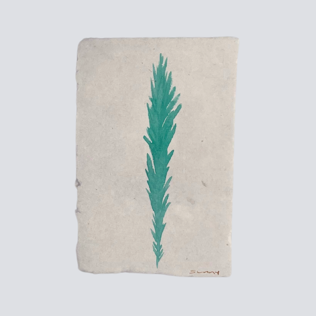 Large Dark Cyan Angel Feather