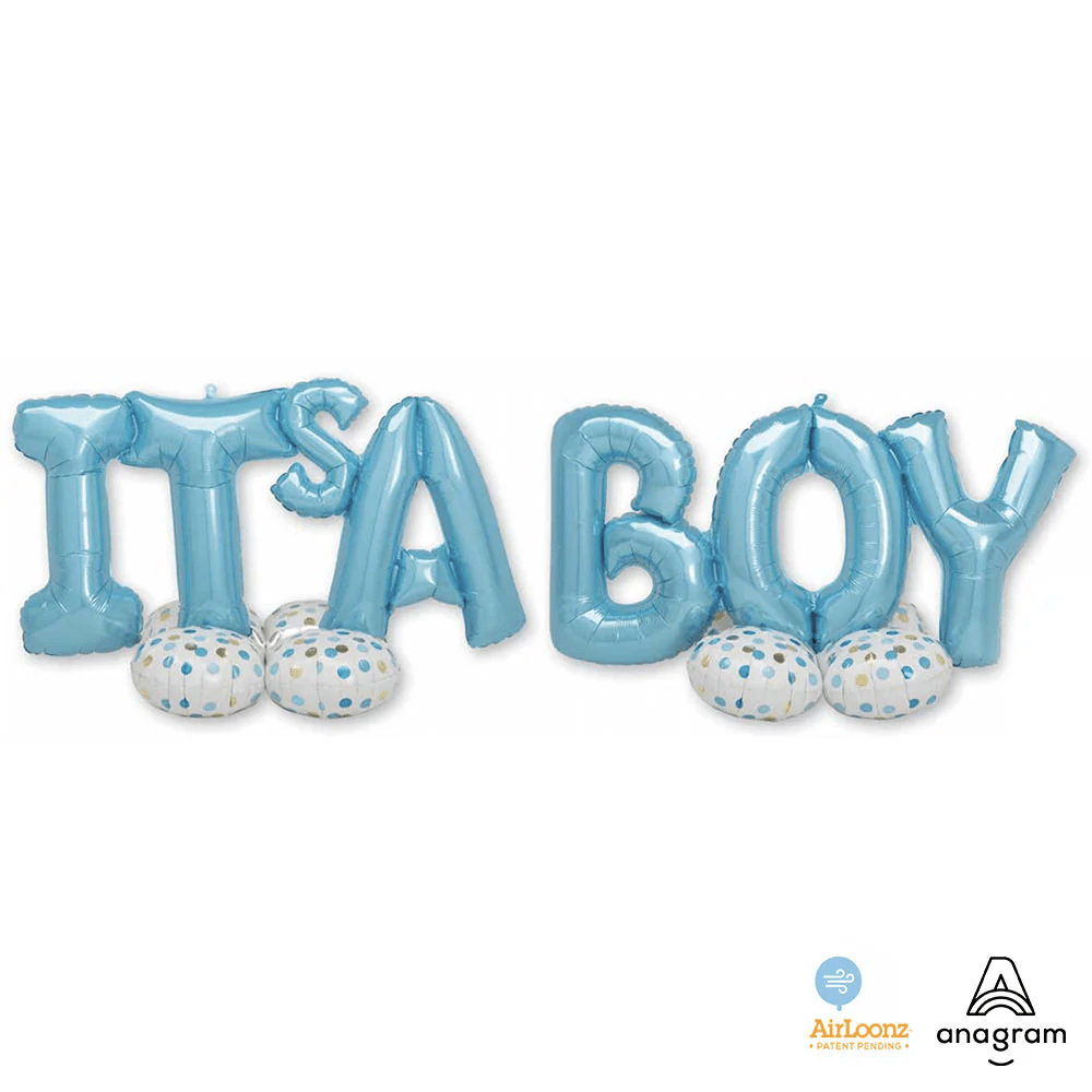 100" Deluxe AirLoonz™ Kit - It's a Boy