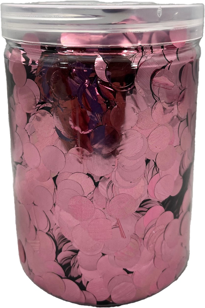 1.5cm Metallic Foil Confetti - Choose Color (10.25oz)