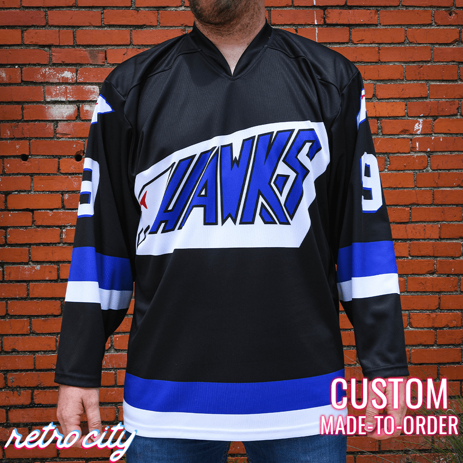 Hawks The Mighty Ducks Adam Banks Custom Hockey Jersey Sweater