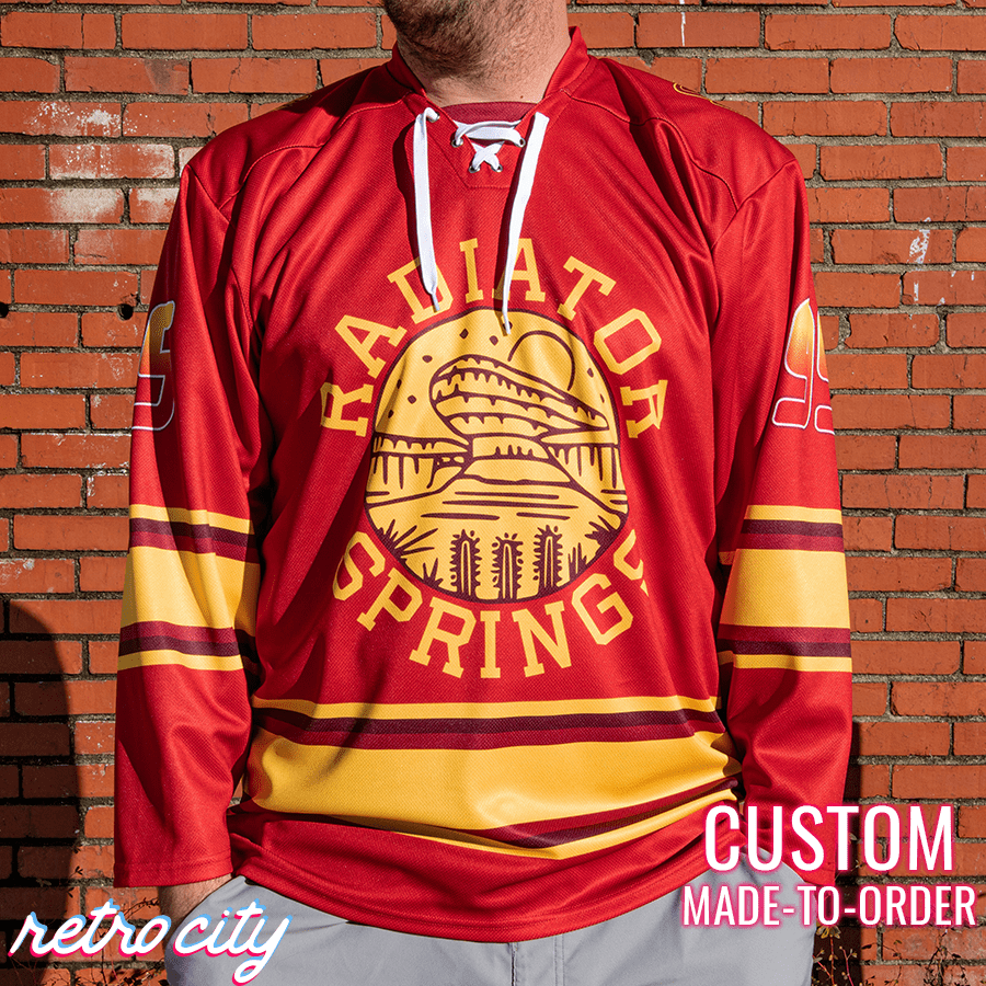 Radiator Springs Lace-up Hockey Jersey