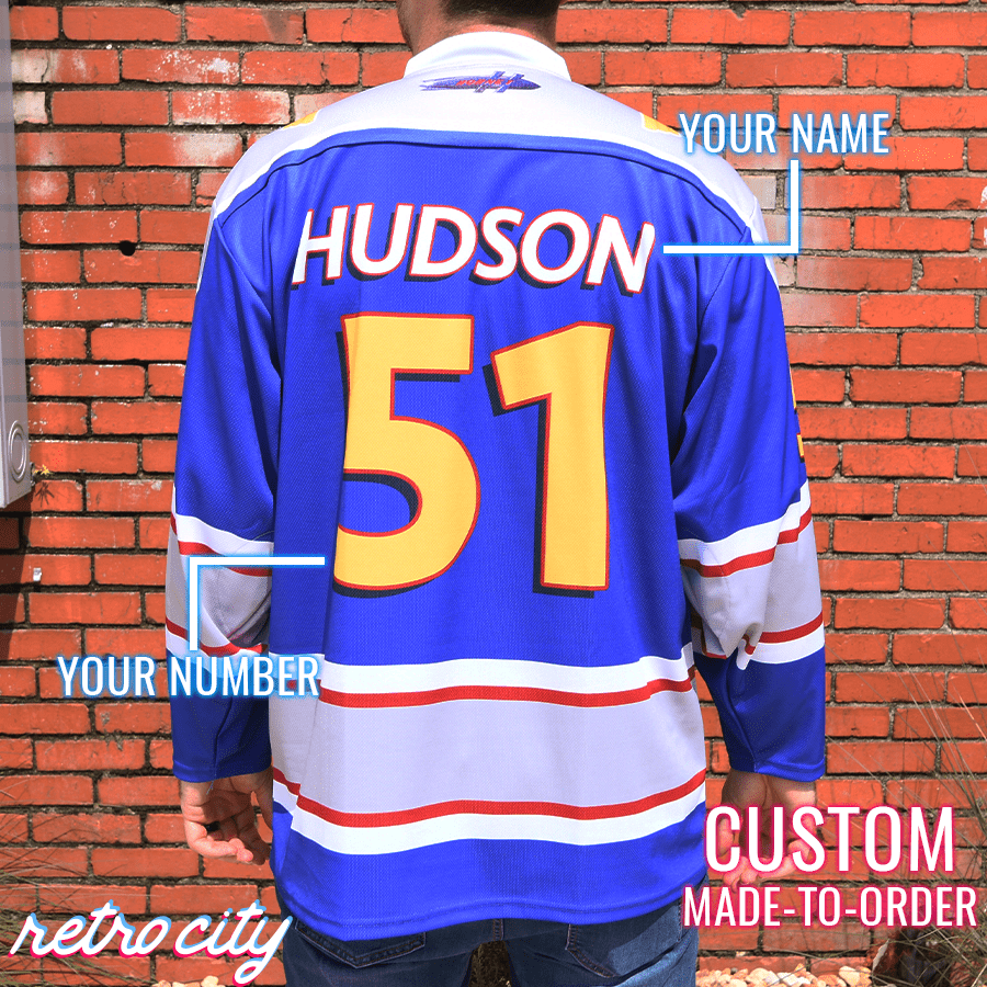 Fabulous Hudson Hornet Lace-up Hockey Jersey Sweater