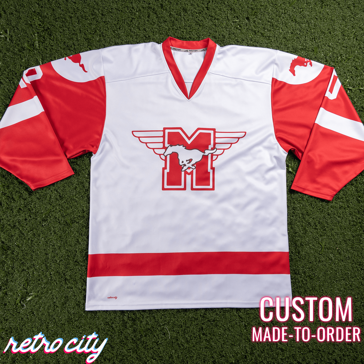 Dean Youngblood Hamilton Mustangs Custom Hockey Jersey