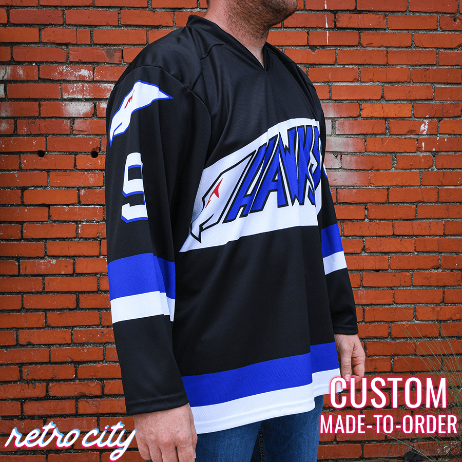 Hawks The Mighty Ducks Adam Banks Custom Hockey Jersey Sweater