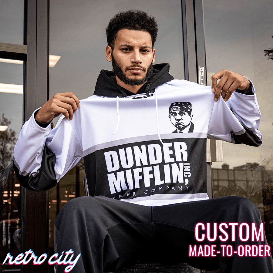Dunder Mifflin 'The Office' Custom Hockey Jersey