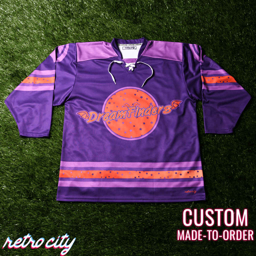 Dreamfinders Lace-up Hockey Jersey Sweater