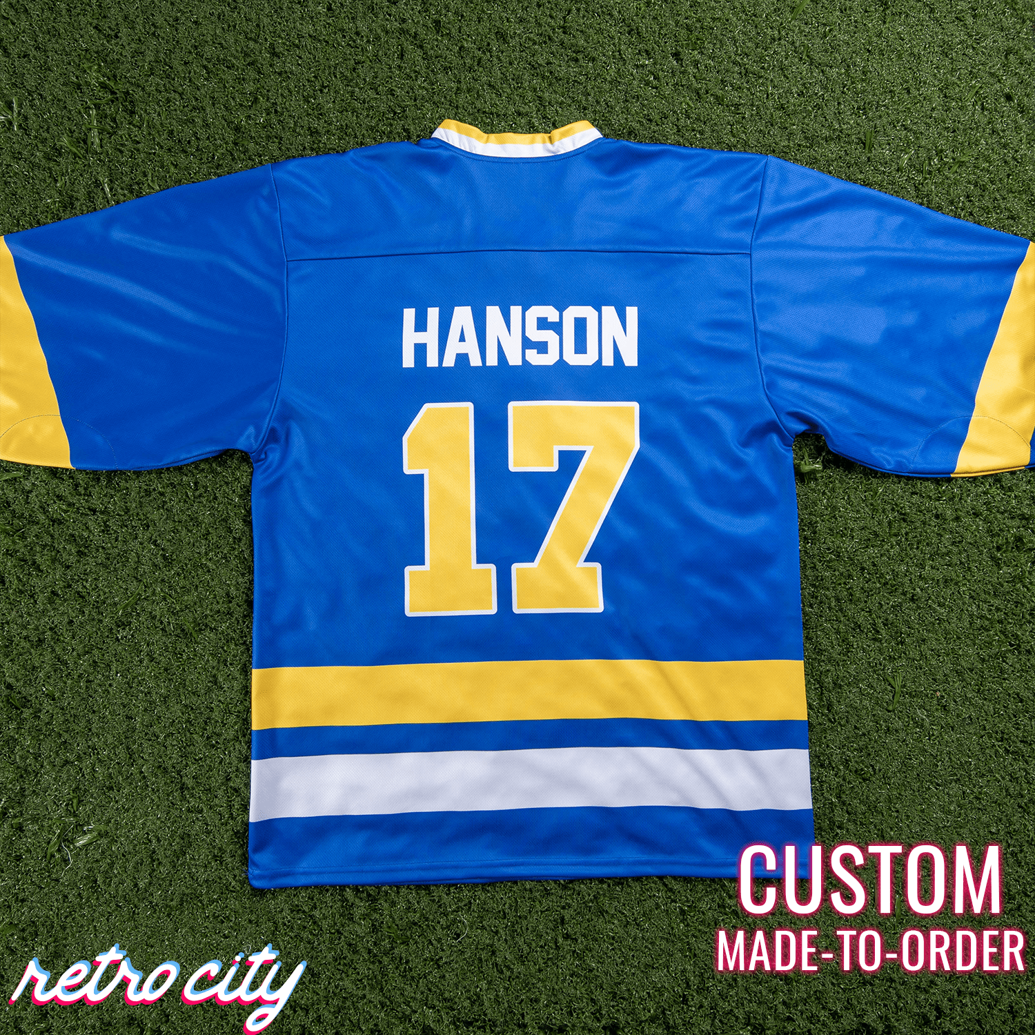 Charlestown Chiefs Slap Shot Custom Hockey Jersey