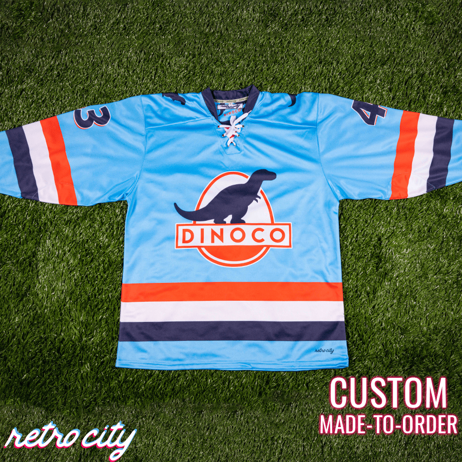 Dinoco Strip 'The King' Weathers Lace-up Hockey Jersey