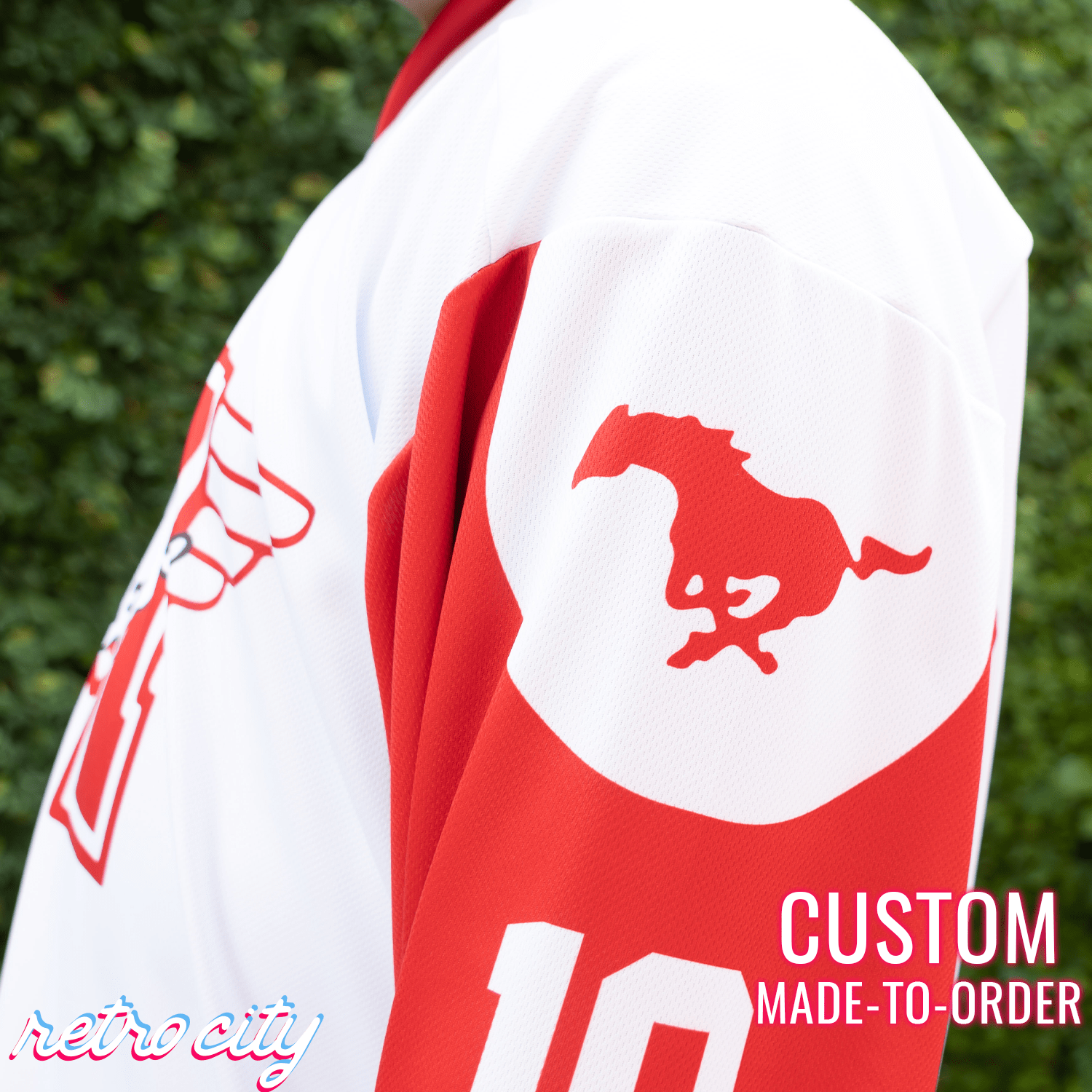 Dean Youngblood Hamilton Mustangs Custom Hockey Jersey