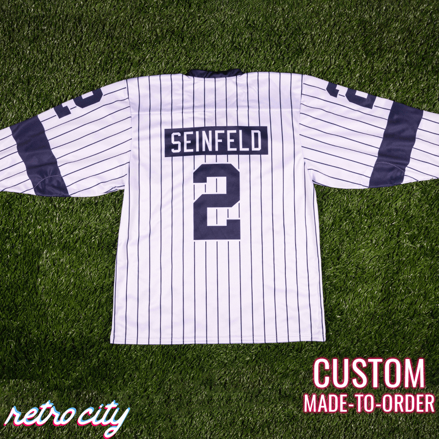 Jerry Seinfeld Improv Custom Lace-up Hockey Jersey Sweater