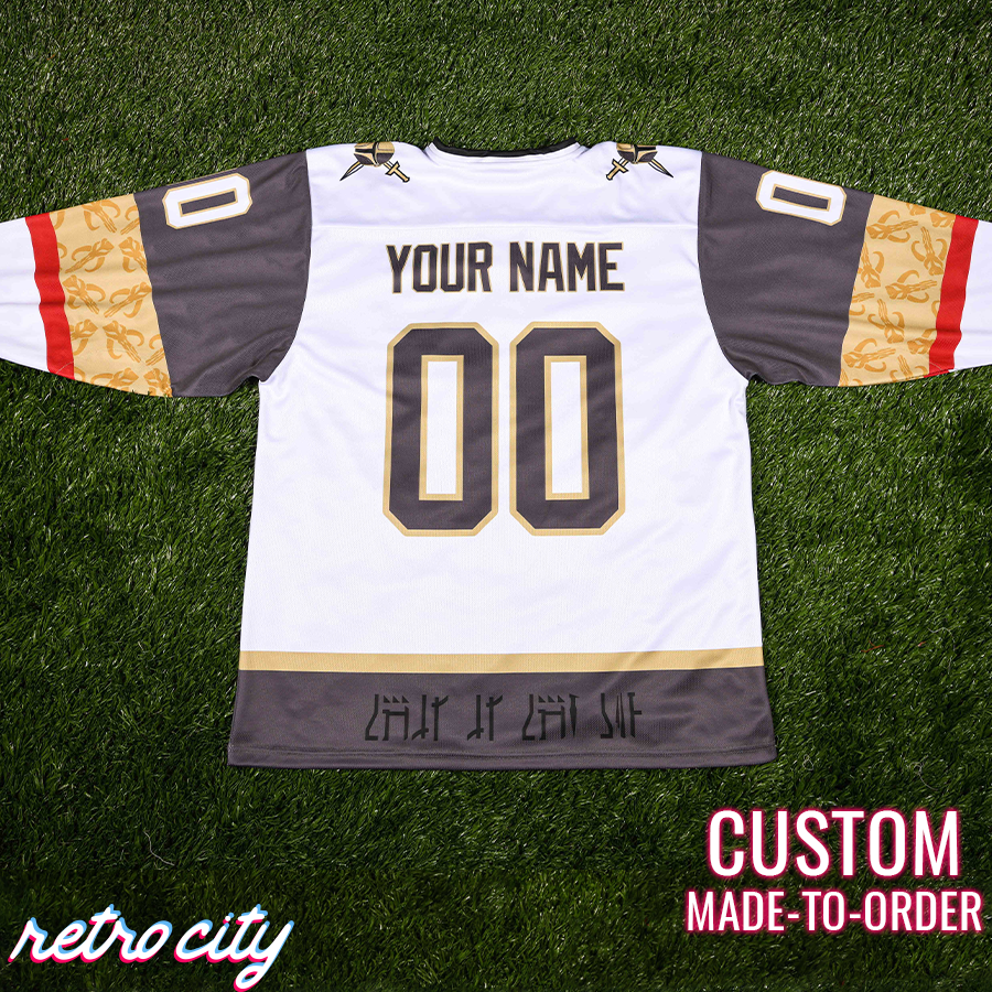 Mando Bounty Hunter Hockey Jersey Sweater (White)