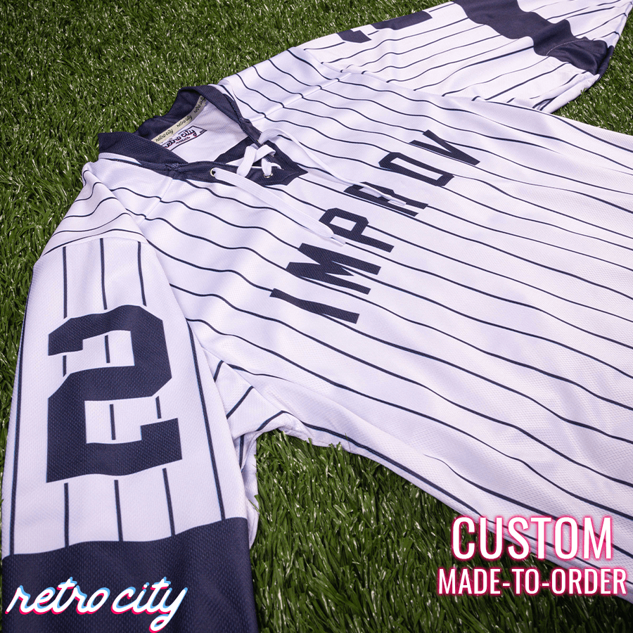 Jerry Seinfeld Improv Custom Lace-up Hockey Jersey Sweater