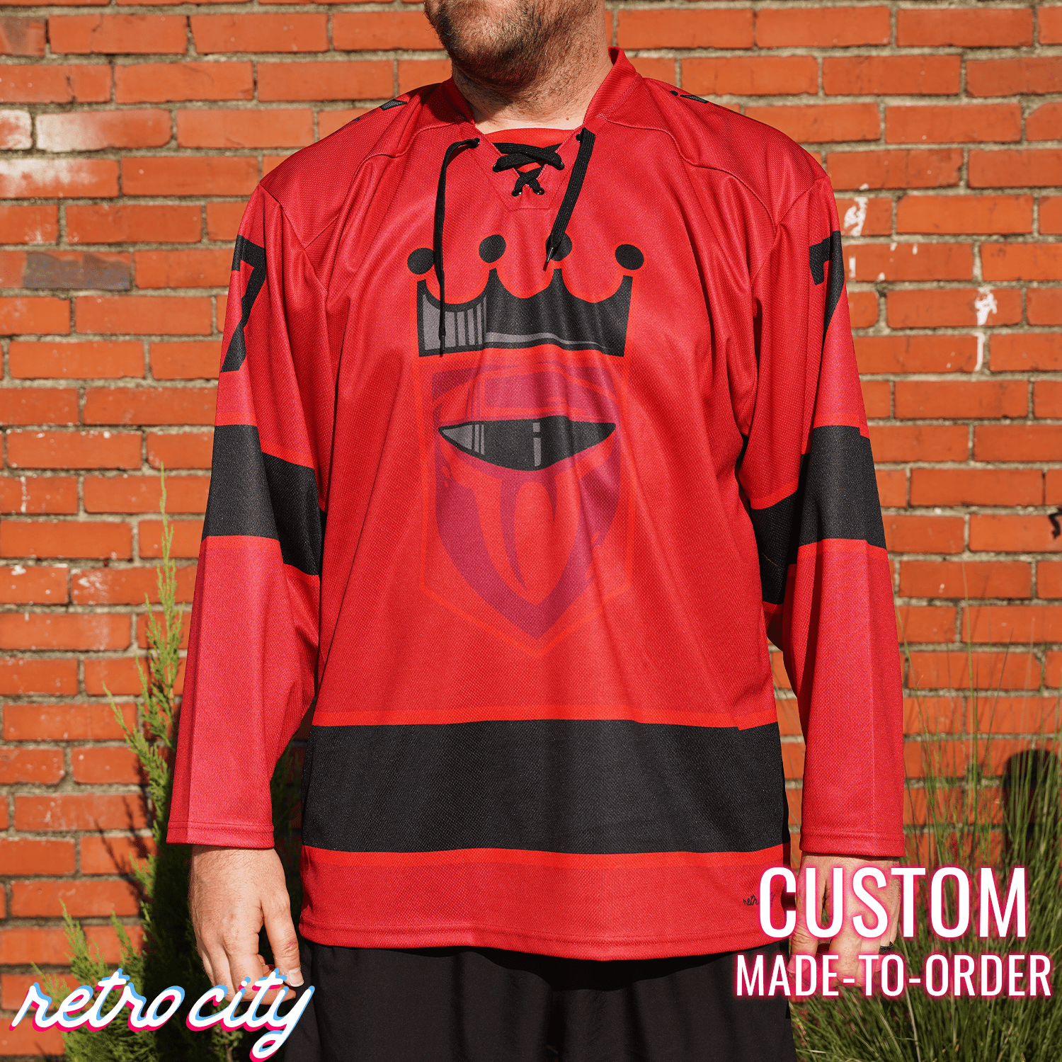 Royal Guard Dark Side Lace-up Hockey Jersey Sweater