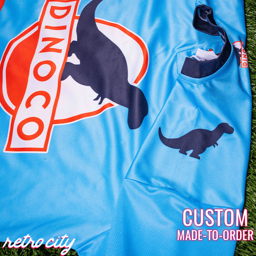 Dinoco Strip 'The King' Weathers Lace-up Hockey Jersey