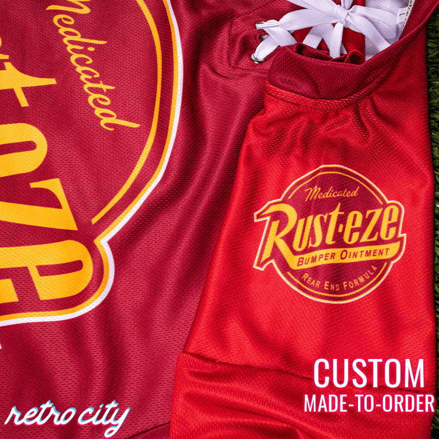 Rust-eze Radiator Springs Lace-up Hockey Jersey
