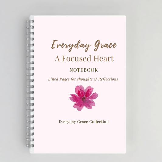 A Focused Heart – Christian Inspirational Notebook for Women | Luxury Faith-Based Writing Journal for Prayer, Reflection & Daily Intentions
