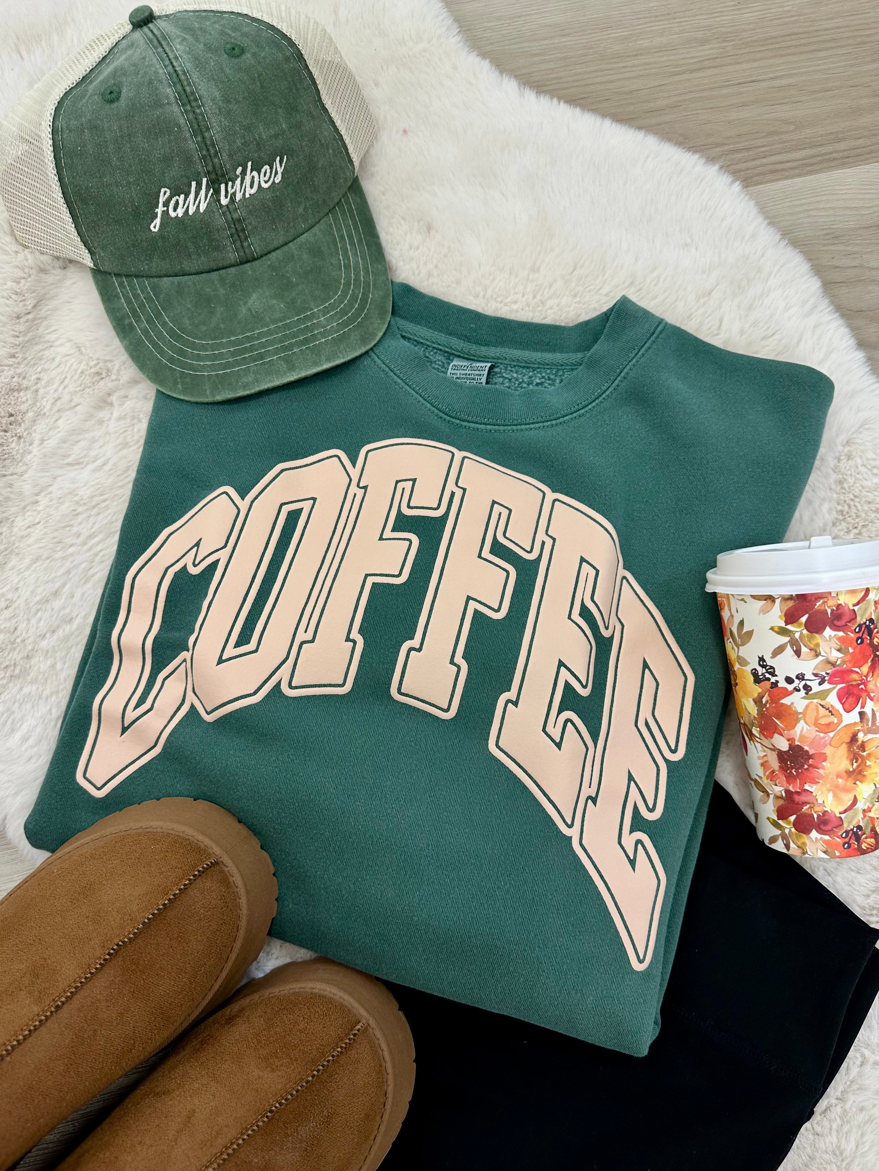 'Coffee' PUFF Cozy Crew