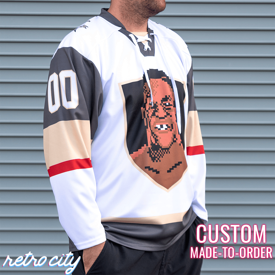 Las Vegas Golden Knighth Mike Tyson Punch Out Hockey Jersey