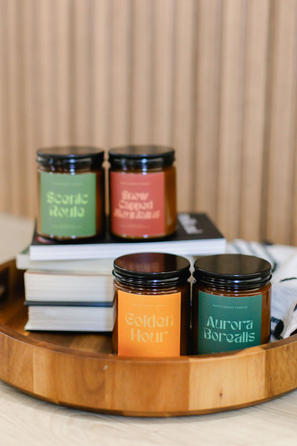 Mint Candle: Snow Capped Mountains Candle