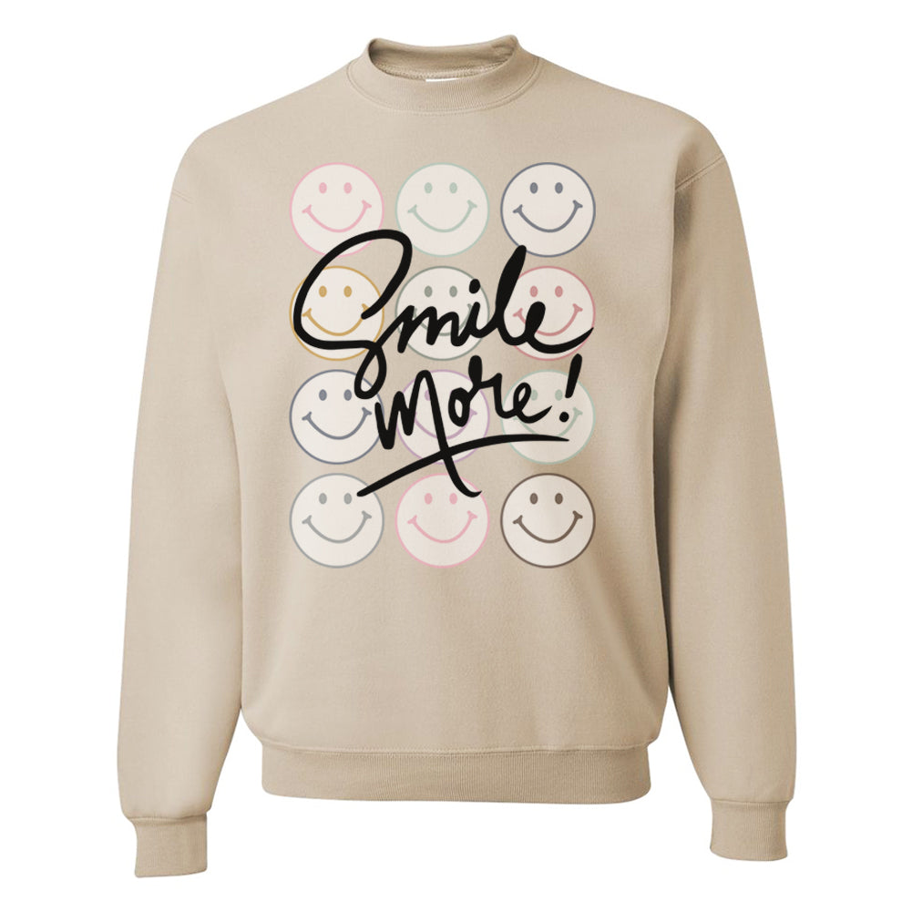 'Smile More' Crewneck Sweatshirt