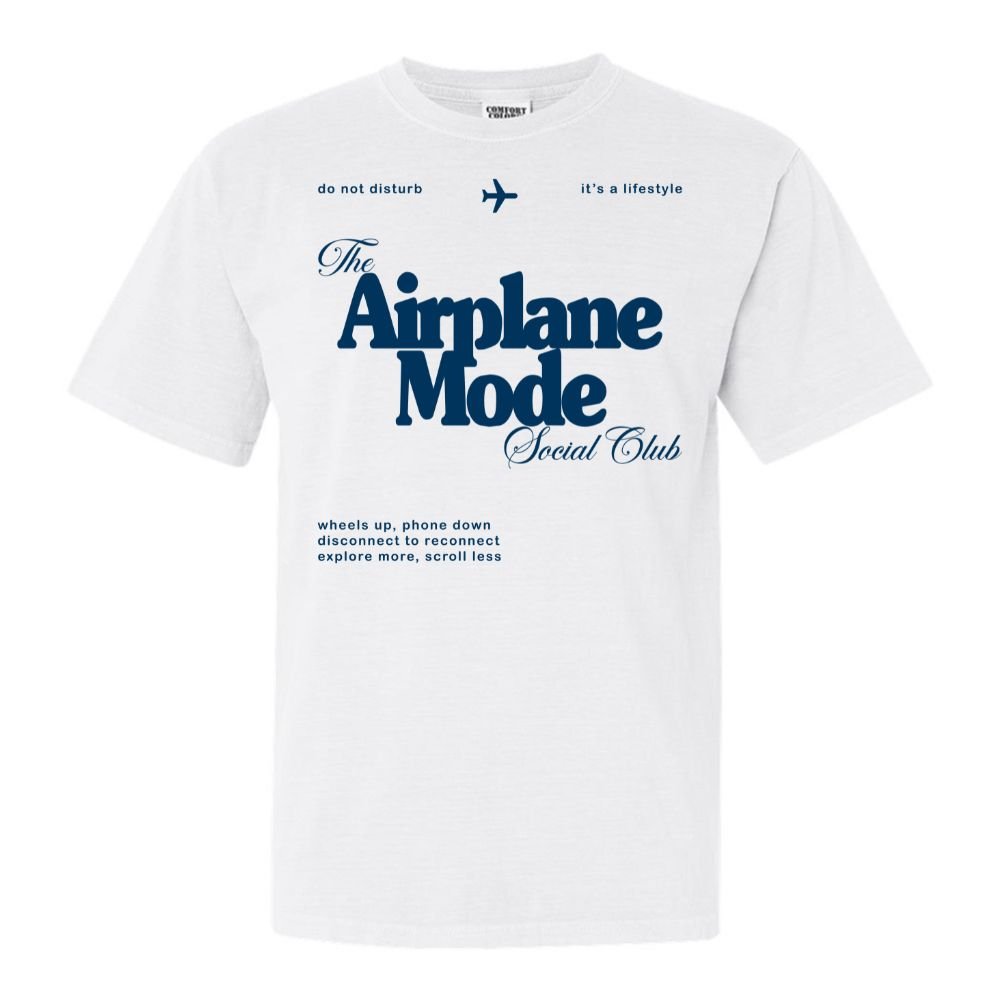 'Airplane Mode Social Club' T-Shirt