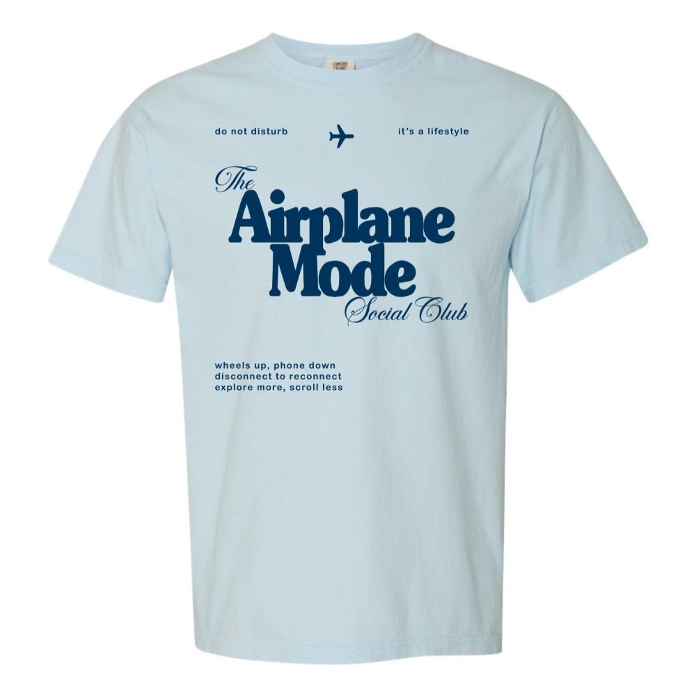 'Airplane Mode Social Club' T-Shirt