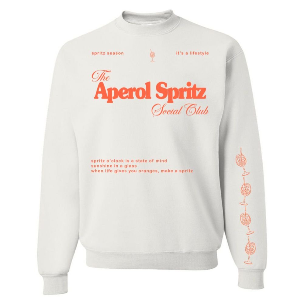 'Aperol Spritz Social Club' Crewneck Sweatshirt
