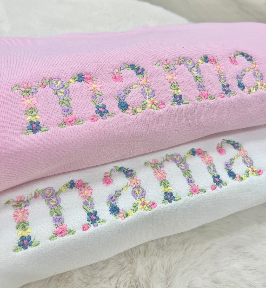 'Floral Mama' Crewneck Sweatshirt