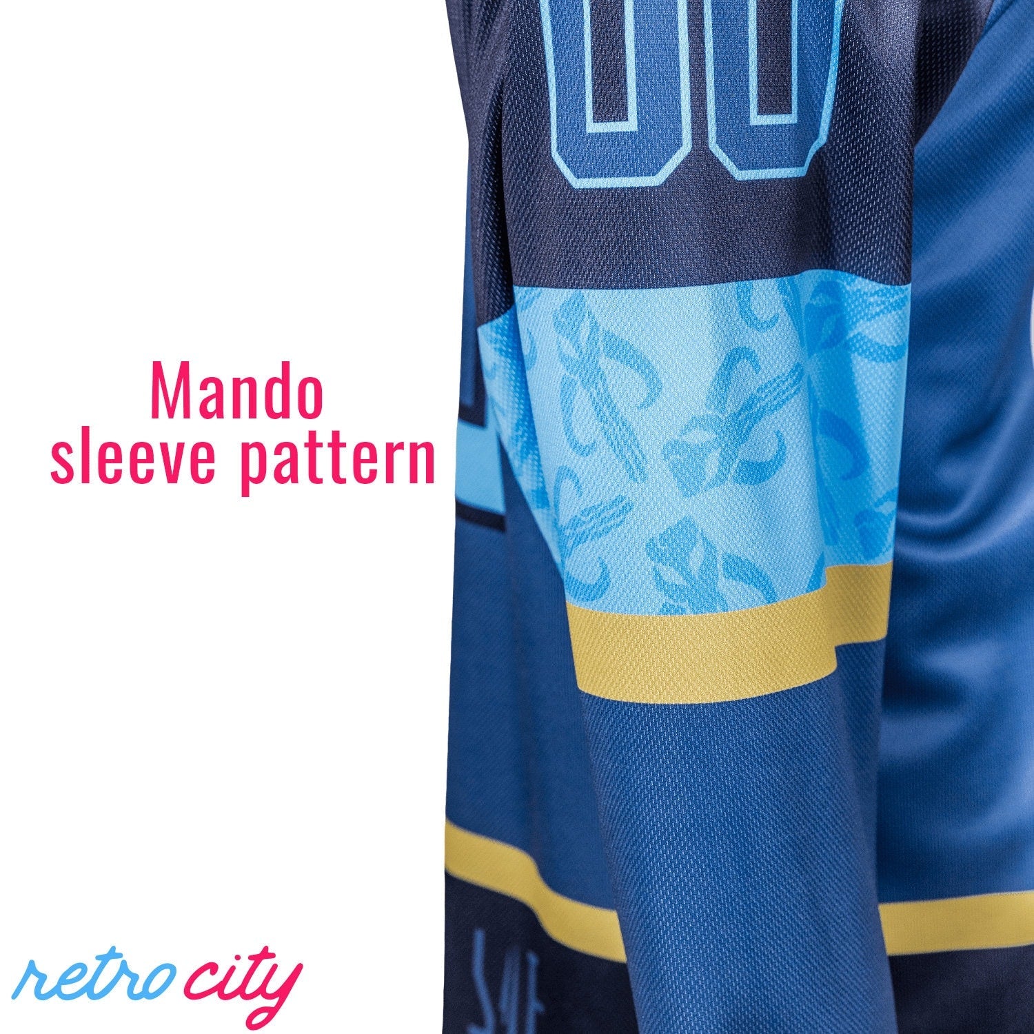 Paz Vizsla Bounty Hunters Din Djarin Hockey Jersey Sweater