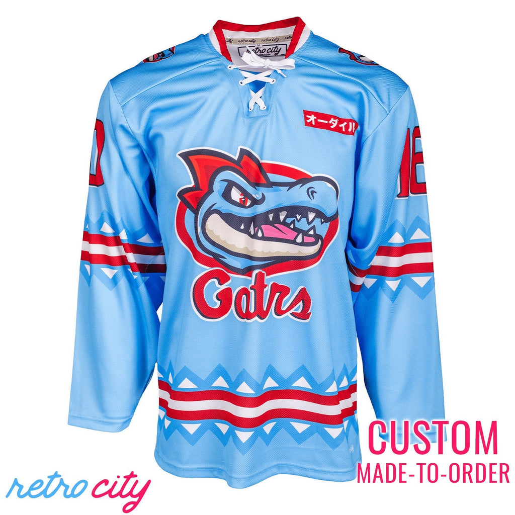 Feraligatr Gatrs PokéLeague Lace-Up Hockey Jersey Sweater