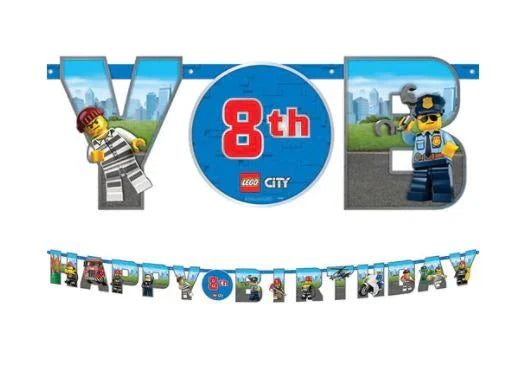 10' Banner - Lego City Birthday