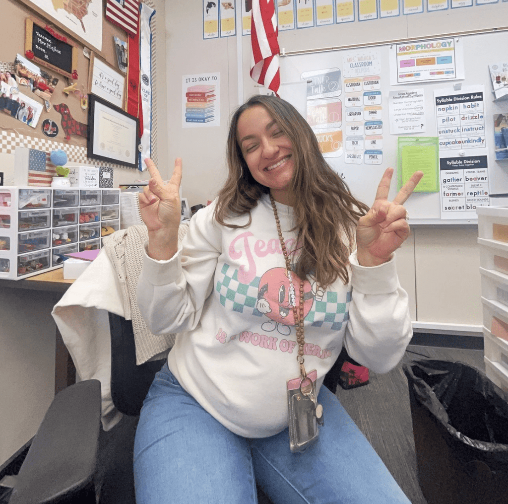 'Teaching Is A Work of Heart' Sweatshirt