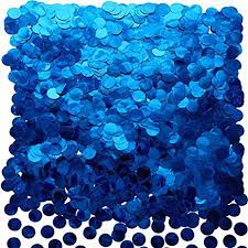 1" Foil Confetti - Blue Foil (2.25oz)