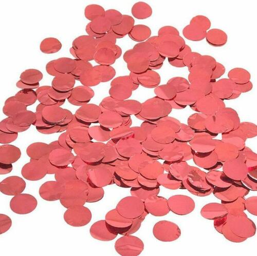 1" Foil Confetti - Red (2.25oz)