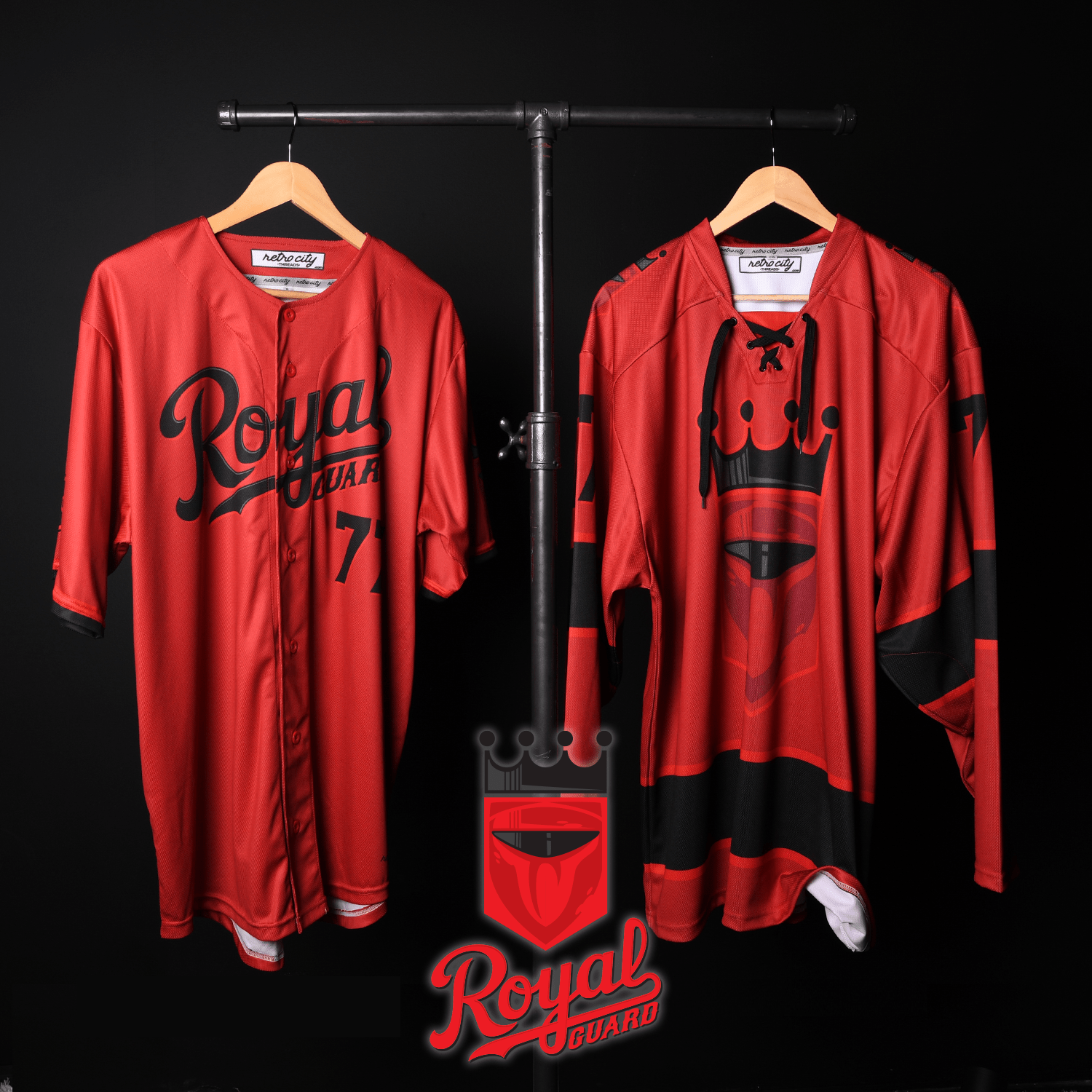 Royal Guard Dark Side Lace-up Hockey Jersey Sweater